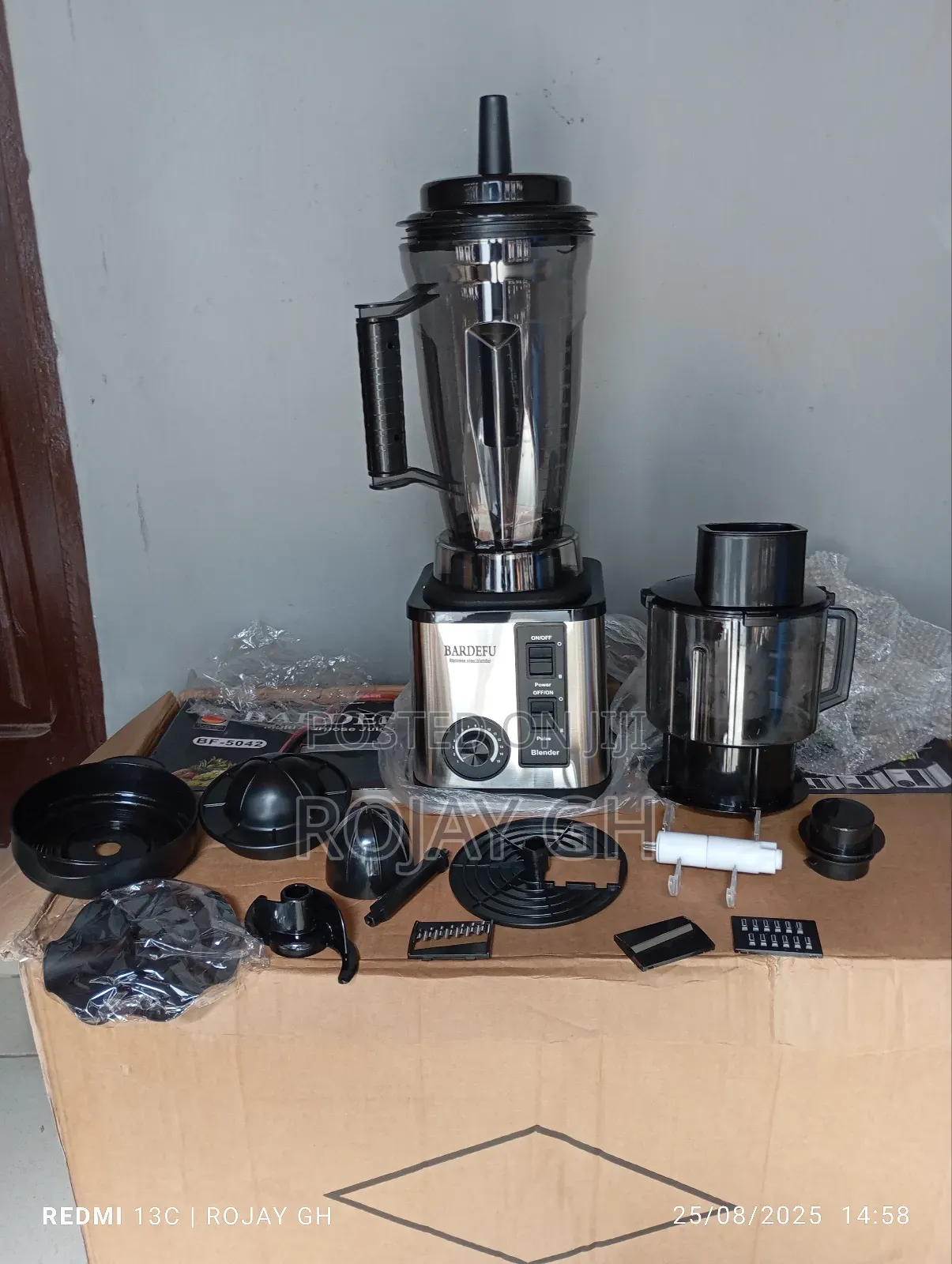 Bardefu Heavy-Duty 8-in-1 Multi-Purpose Blender - 9500w - 4.0l