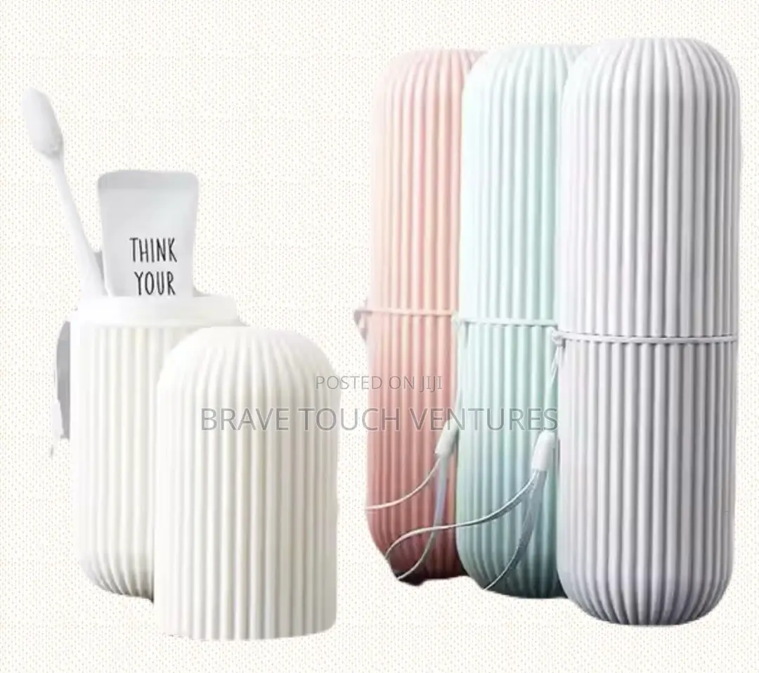Toothbrush and Paste Cup Storage Holder 2 Pieces