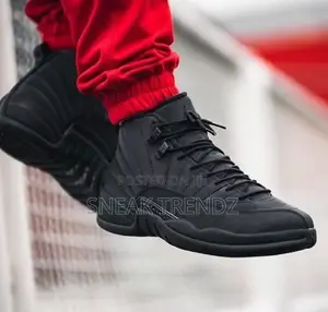 Air Jordan R12 Jumpman Black