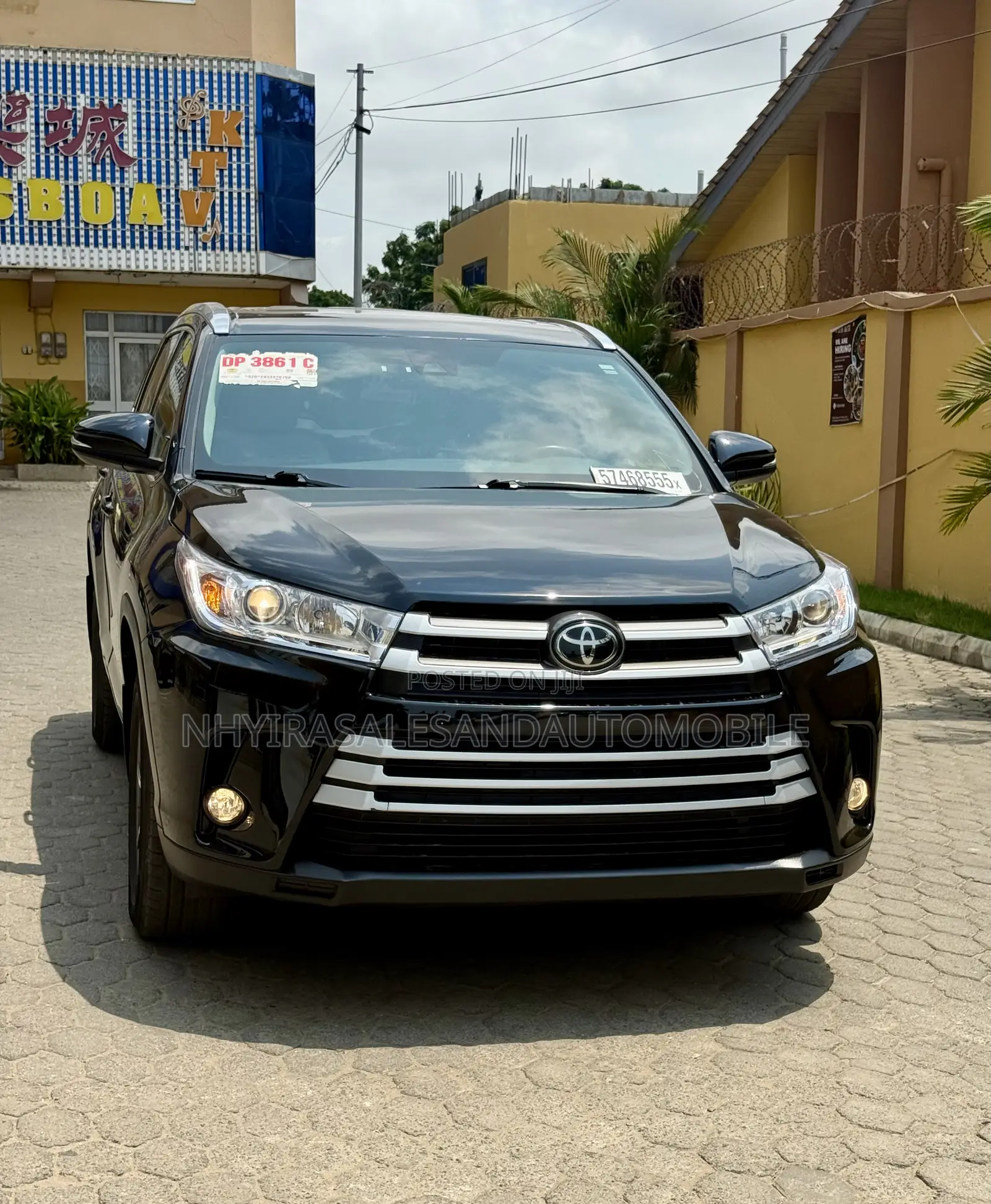 Toyota Highlander XLE V6 4x4 (3.5L 6cyl 6A) 2016 Black