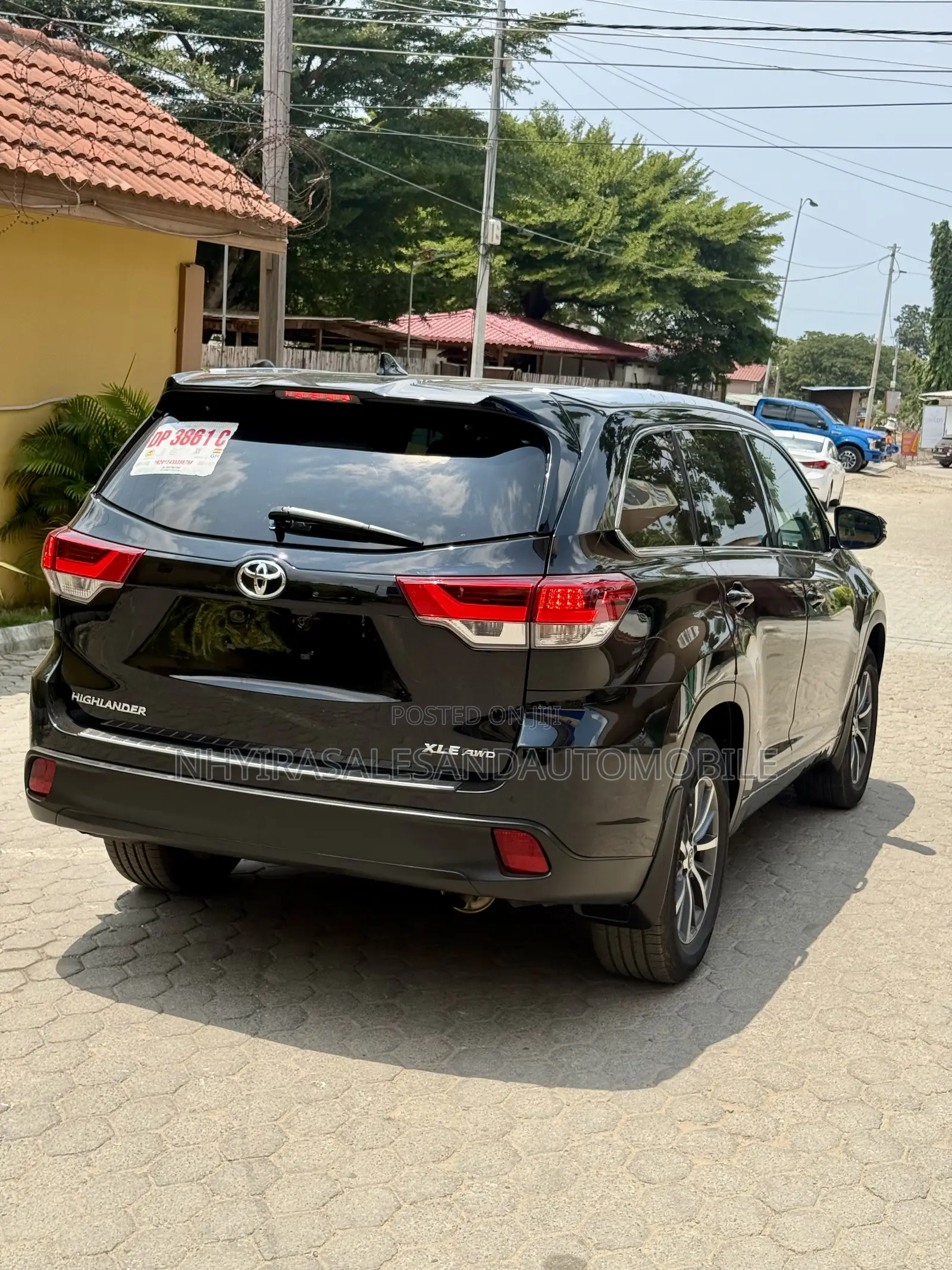 Toyota Highlander XLE V6 4x4 (3.5L 6cyl 6A) 2016 Black