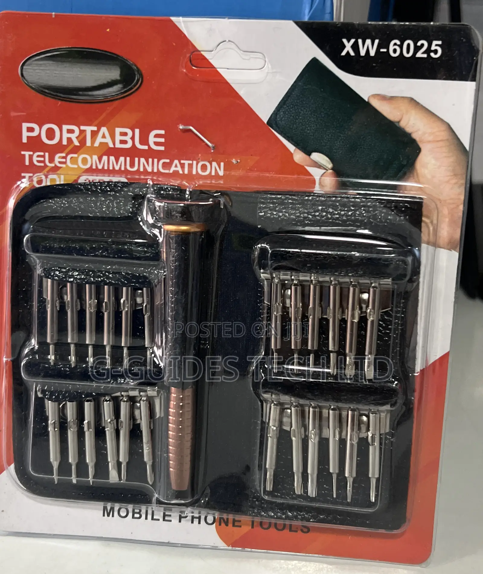 25 In 1 Screwdriver Set Xw-6025, Mobile Phone Repair Tool With Bag