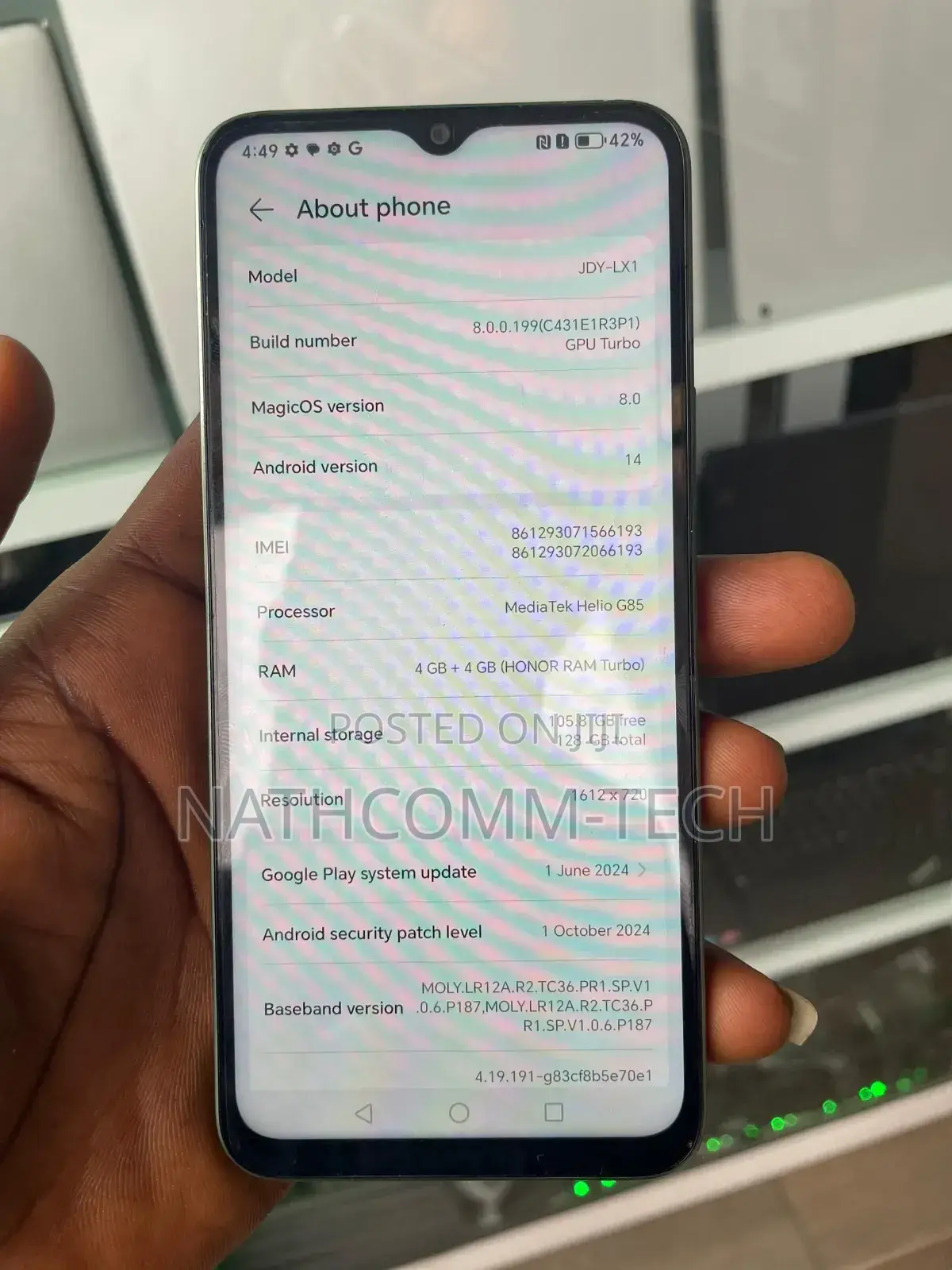 Huawei Honor 4 GB Green