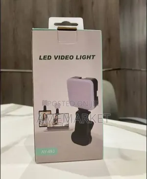 Light for Phones and Laptop Computer. Ay-49j Led Video Light