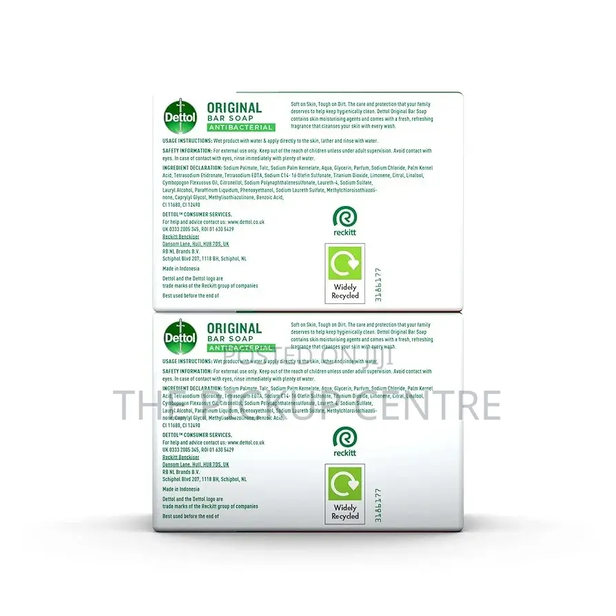 Dettol Anti Bacterial Original Soap 100g Twin Pack