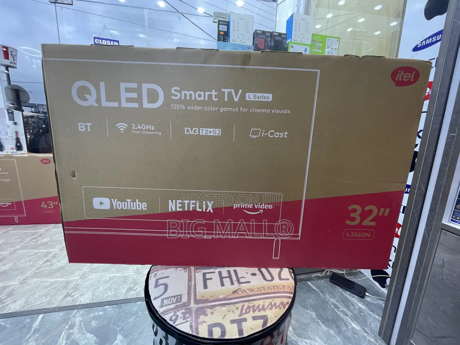 Itel Qled 32” Smart Television