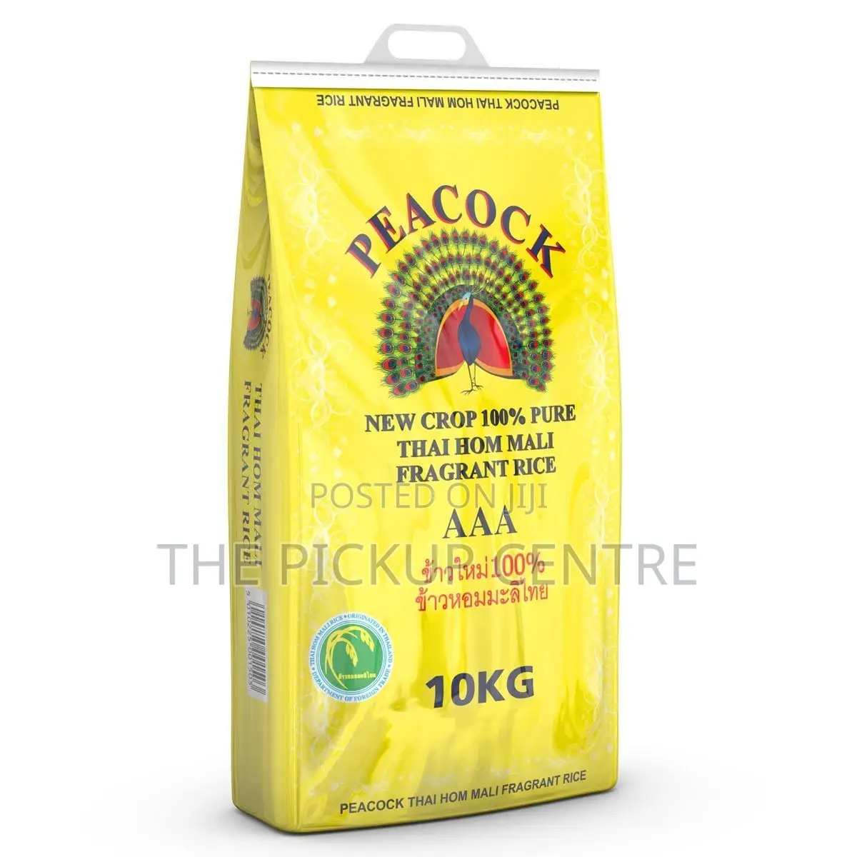 Peacock Thai Hom Mali Fragrant Rice 10kg