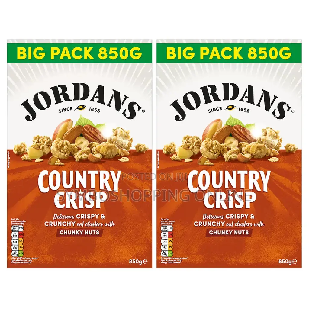 Jordans - Country Crisp Cereal - Oat Clusters With Chunky Nuts - 850g