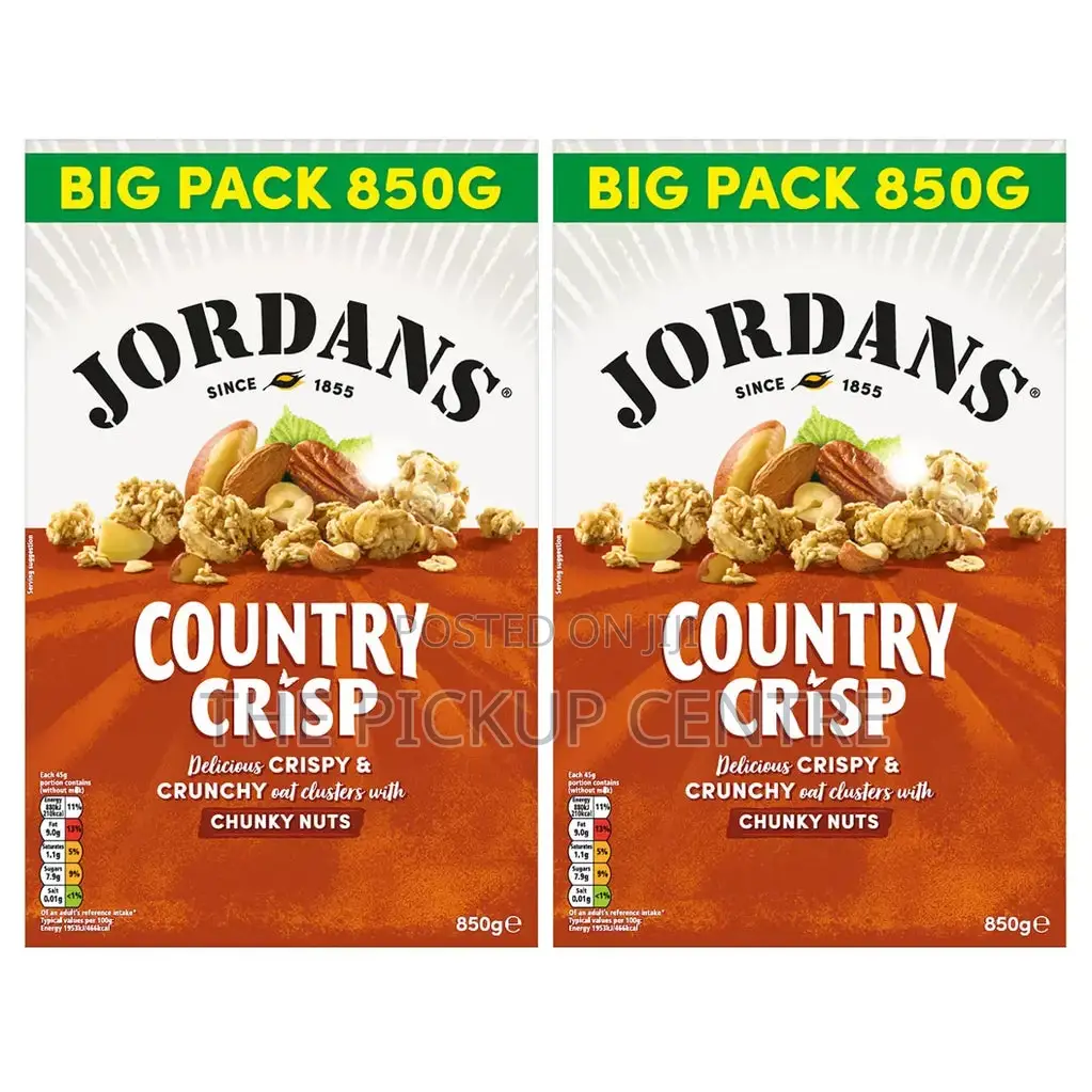 Jordans - Country Crisp Cereal - Oat Clusters With Chunky Nuts - 850g