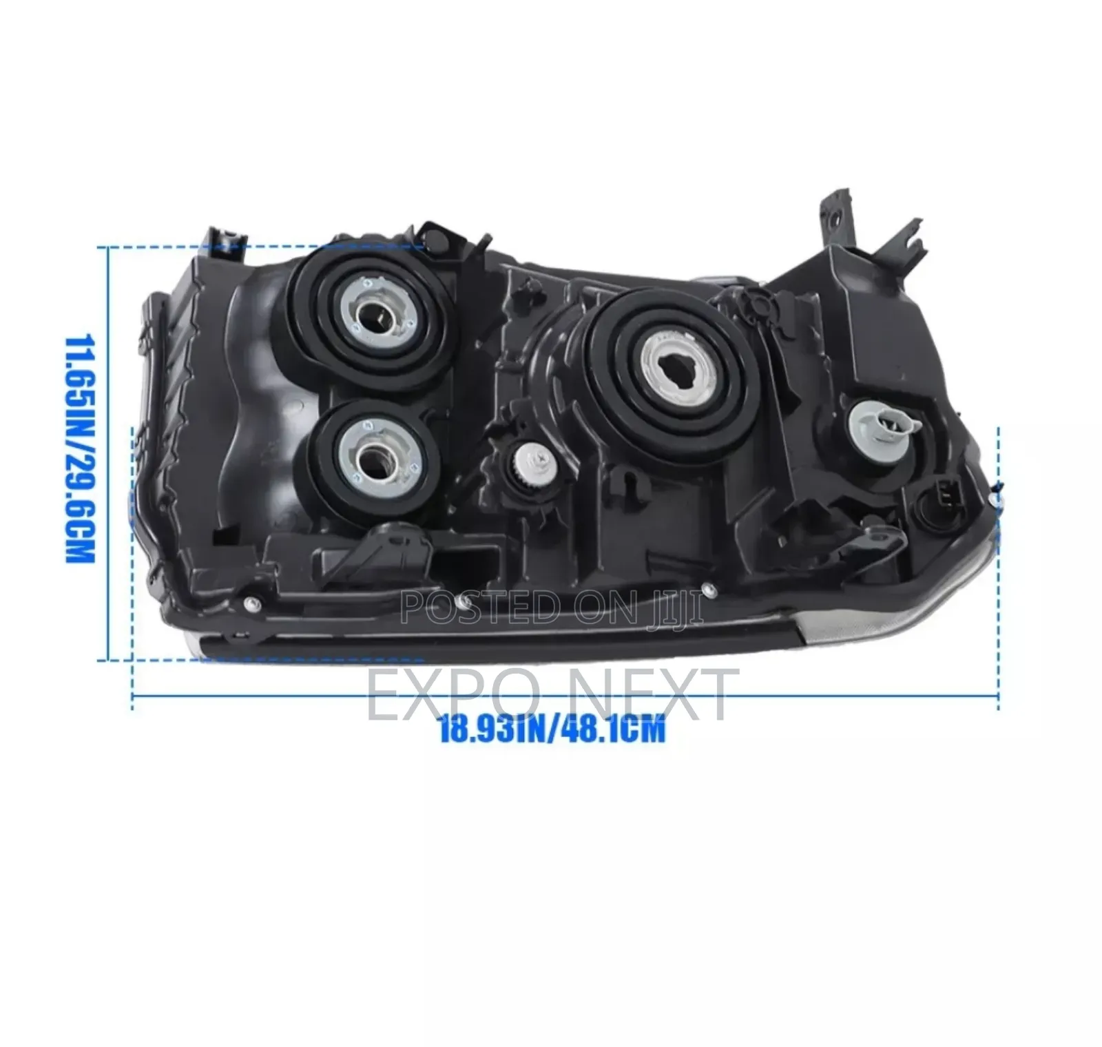 Pair Black Headlights For Honda Pilot 2009-2011 Pair