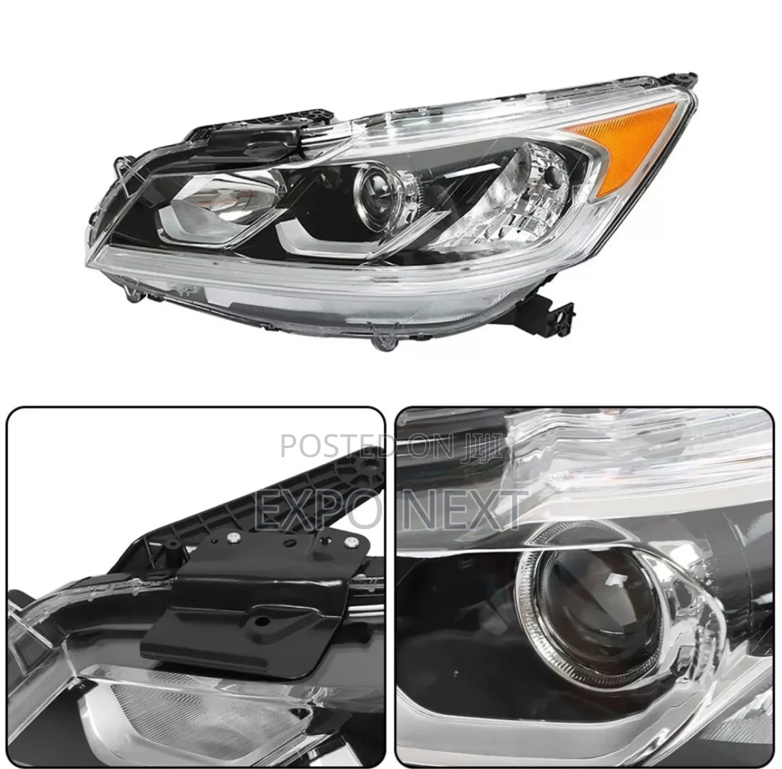 2016-2017 Honda Accord Headlamps Left/Driver Side Halogen Headlight