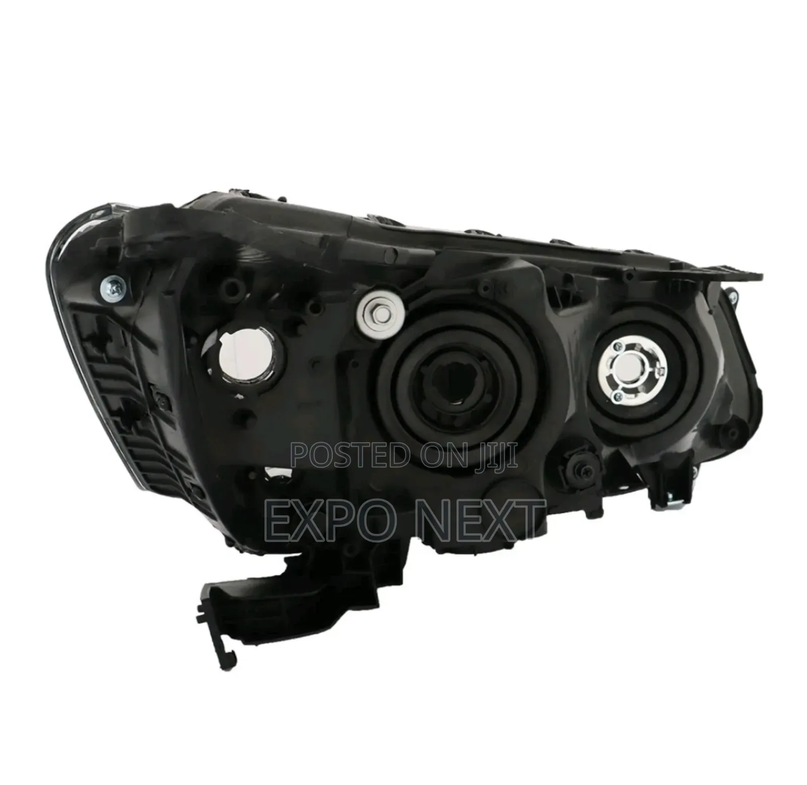 Honda Accord Sedan 2013-2015  Headlights Black Housing Pair