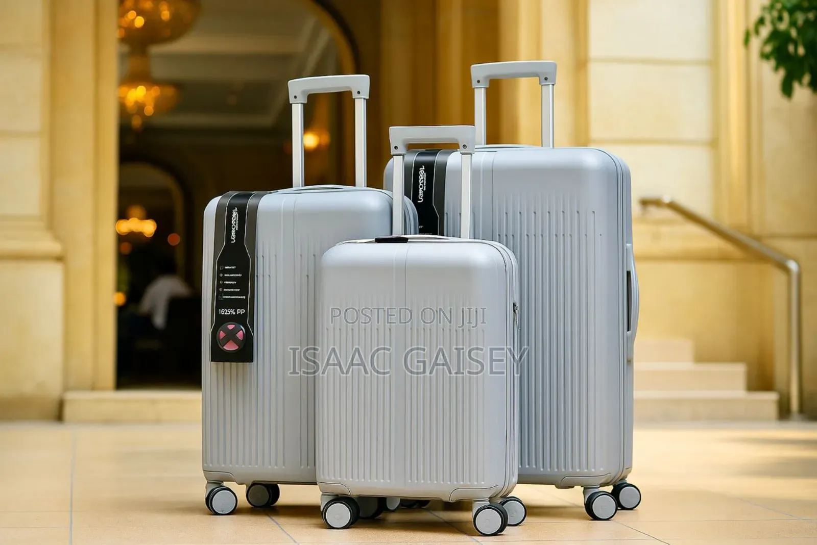 Three Set Anticrake Luggages In Different Designs