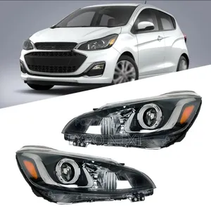 Pair Chevrolet Spark 2019-2021 Headlights  Led Chrome