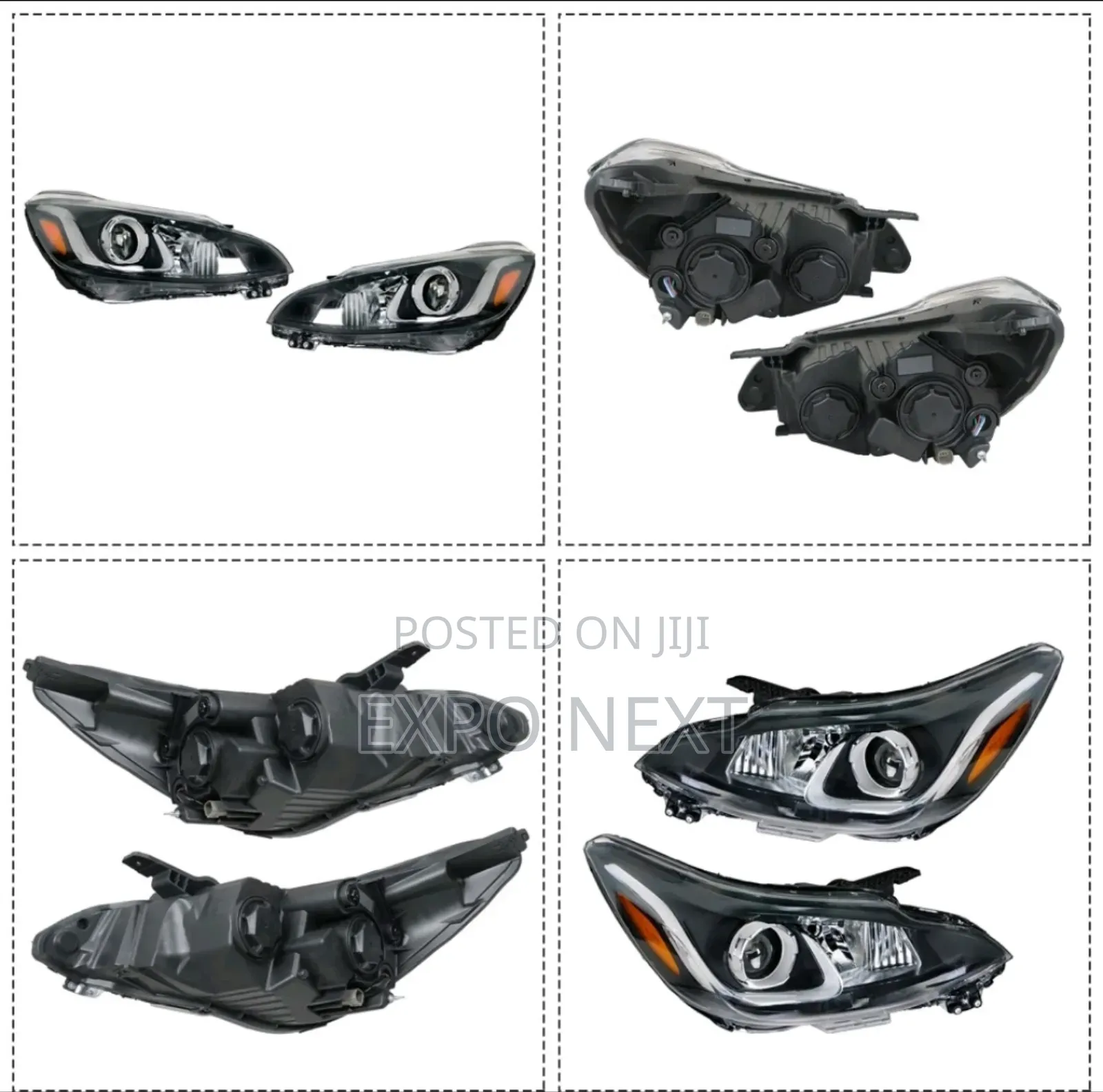 Pair Chevrolet Spark 2019-2021 Headlights  Led Chrome