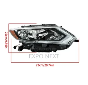 Nissan Rogue 2017-2019 Headlight Pair
