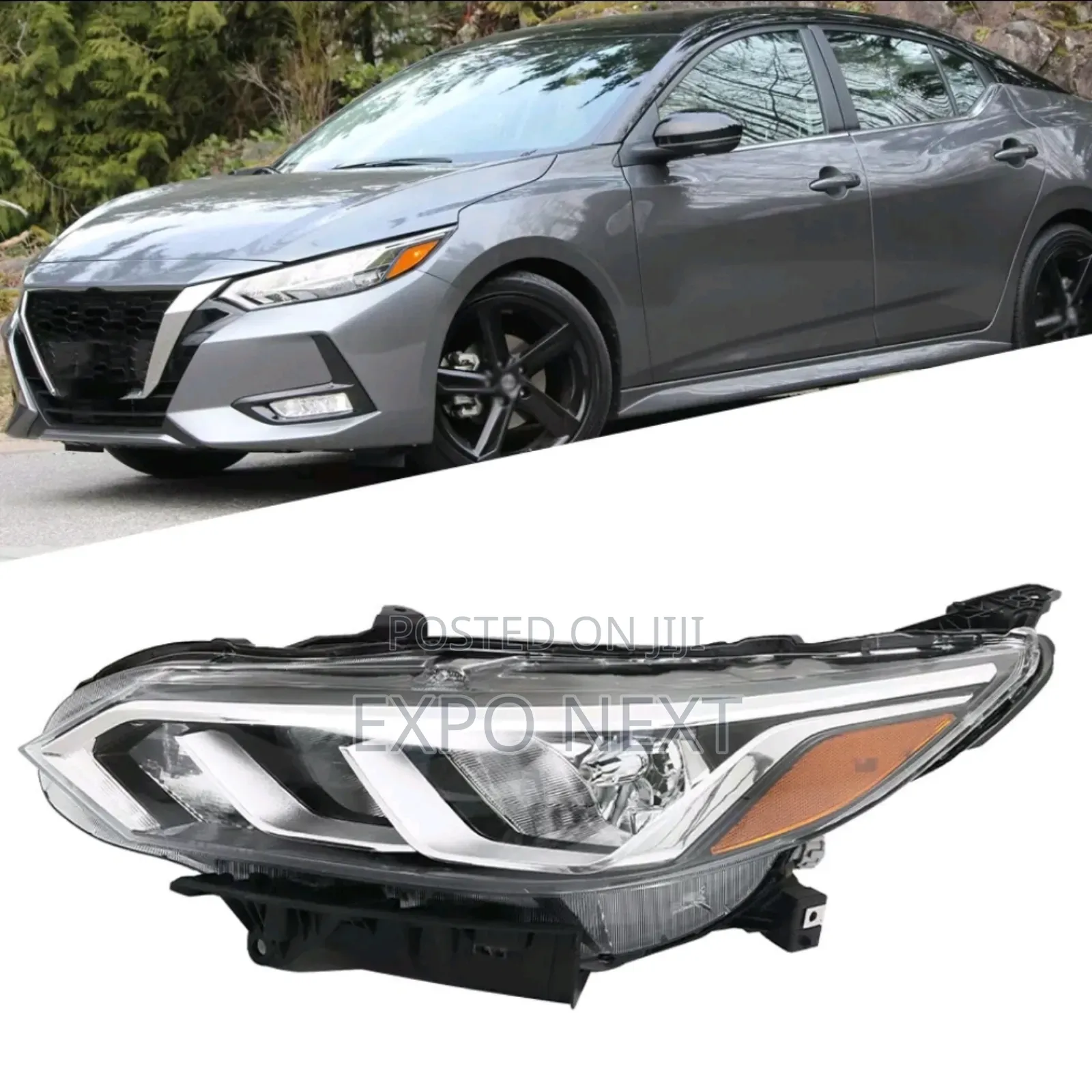Headlight Assembly For 2020-2022 Nissan Sentra S Sv Left Side