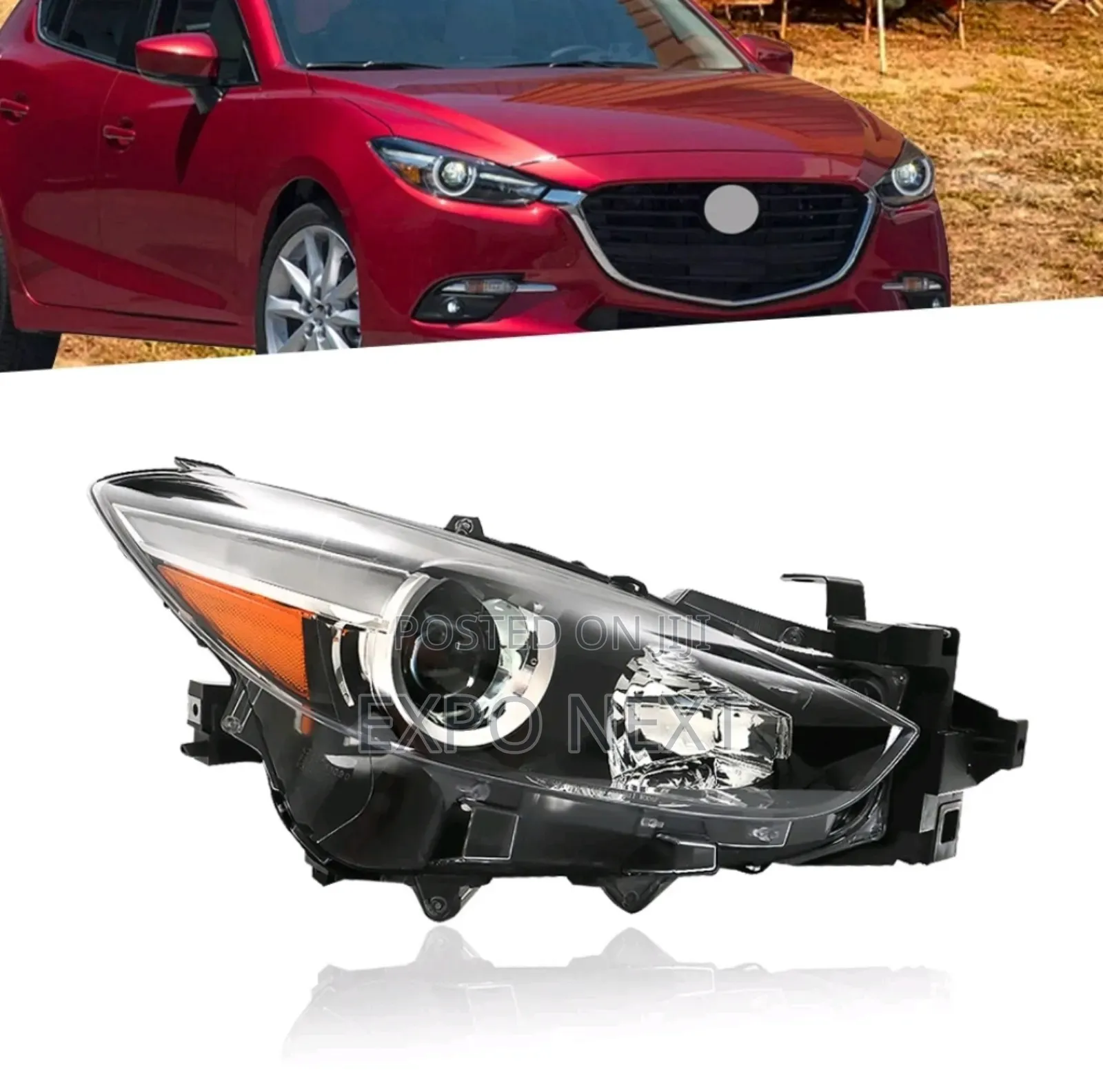 Headlight Assembly For Mazda 3 2017-2018 Headlamp Right  Side