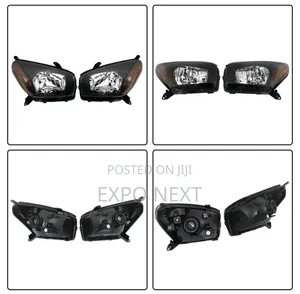 Toyota Rav4 2001-2003 Black Housing Headlights Pair
