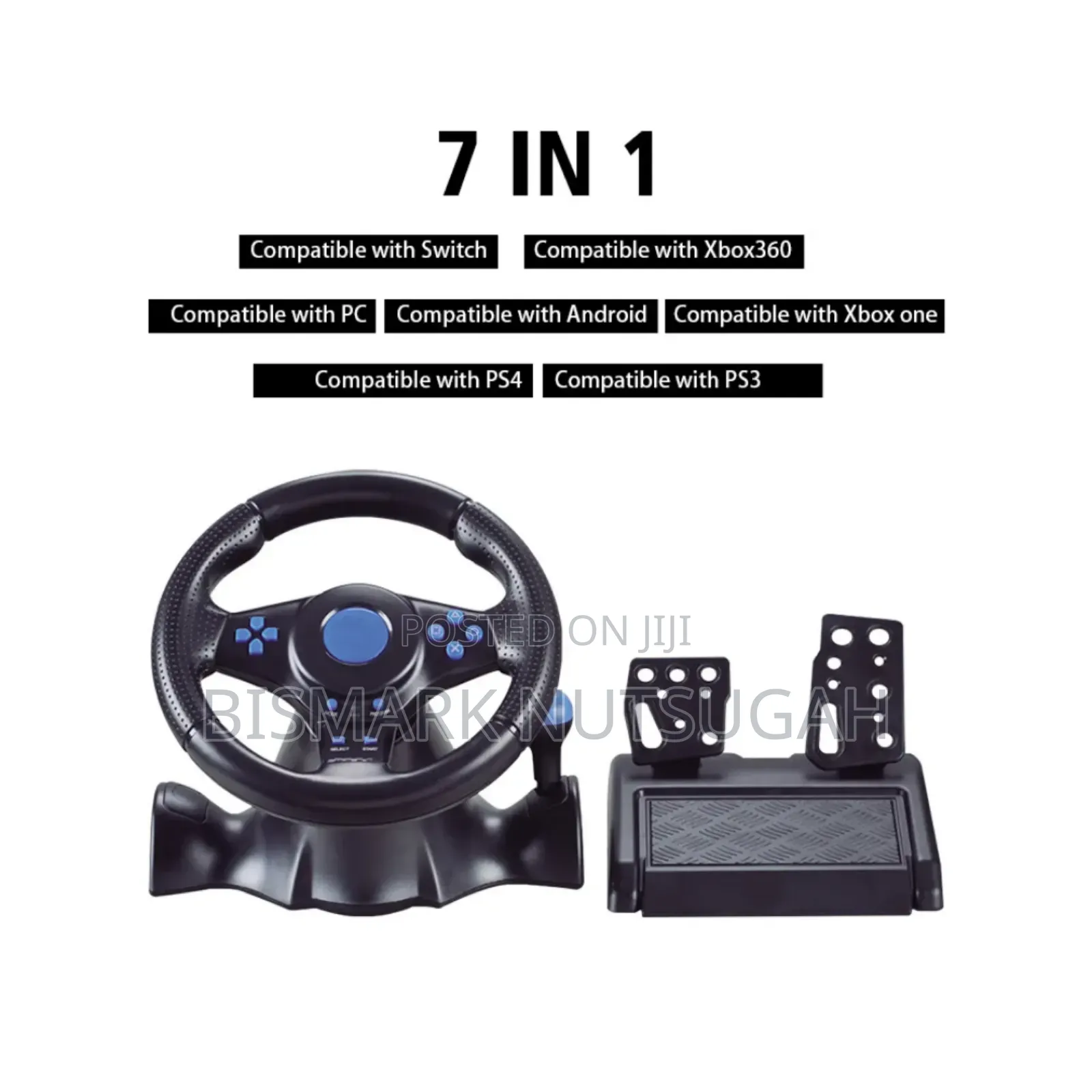 Gaming Racing Wheel And Pedals