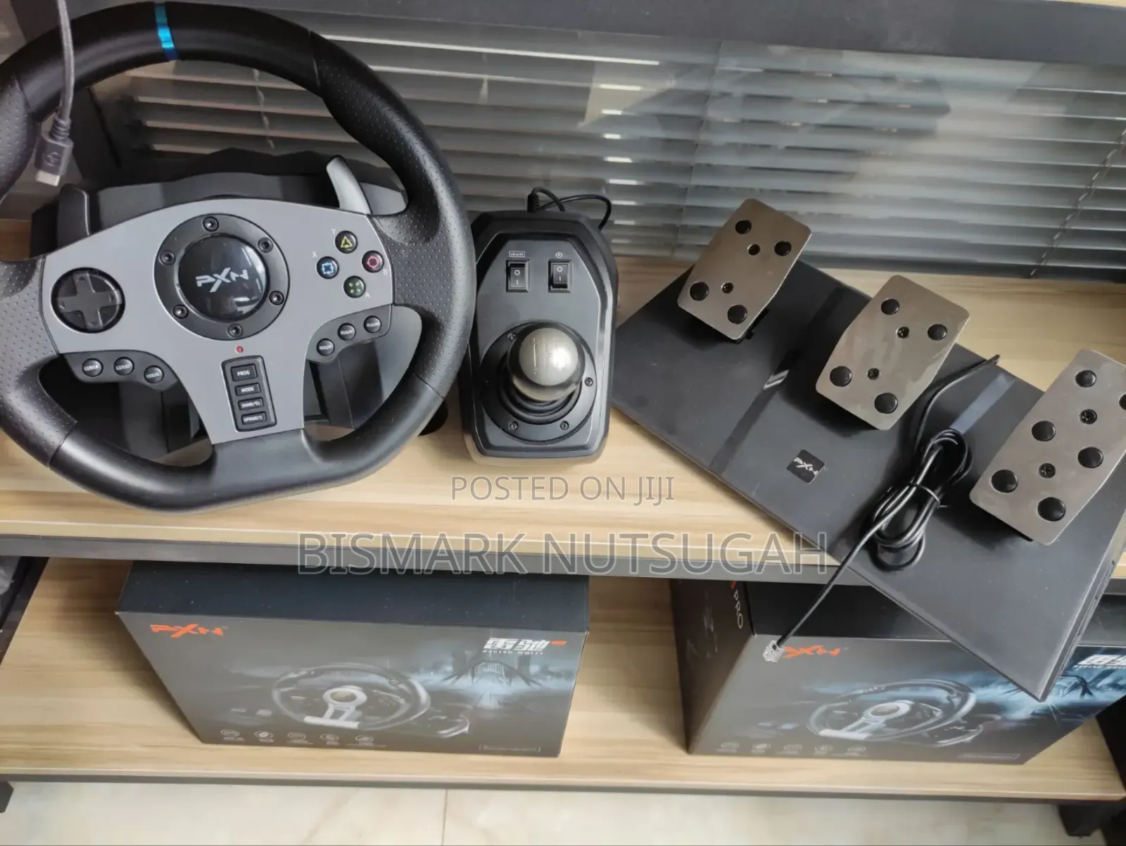 Gaming Racing Wheel And Pedals
