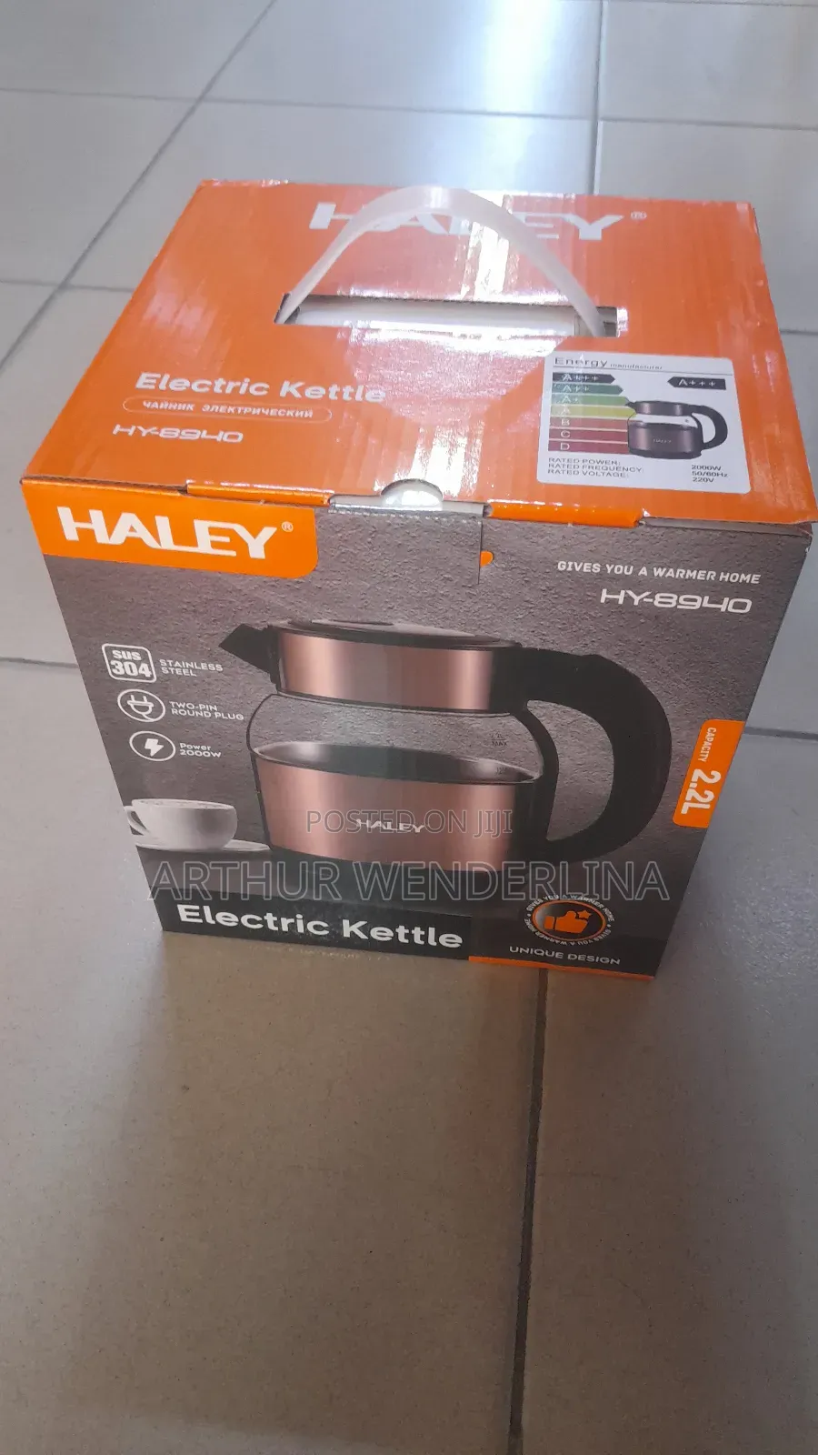Haley Electric Kettle 2.2l