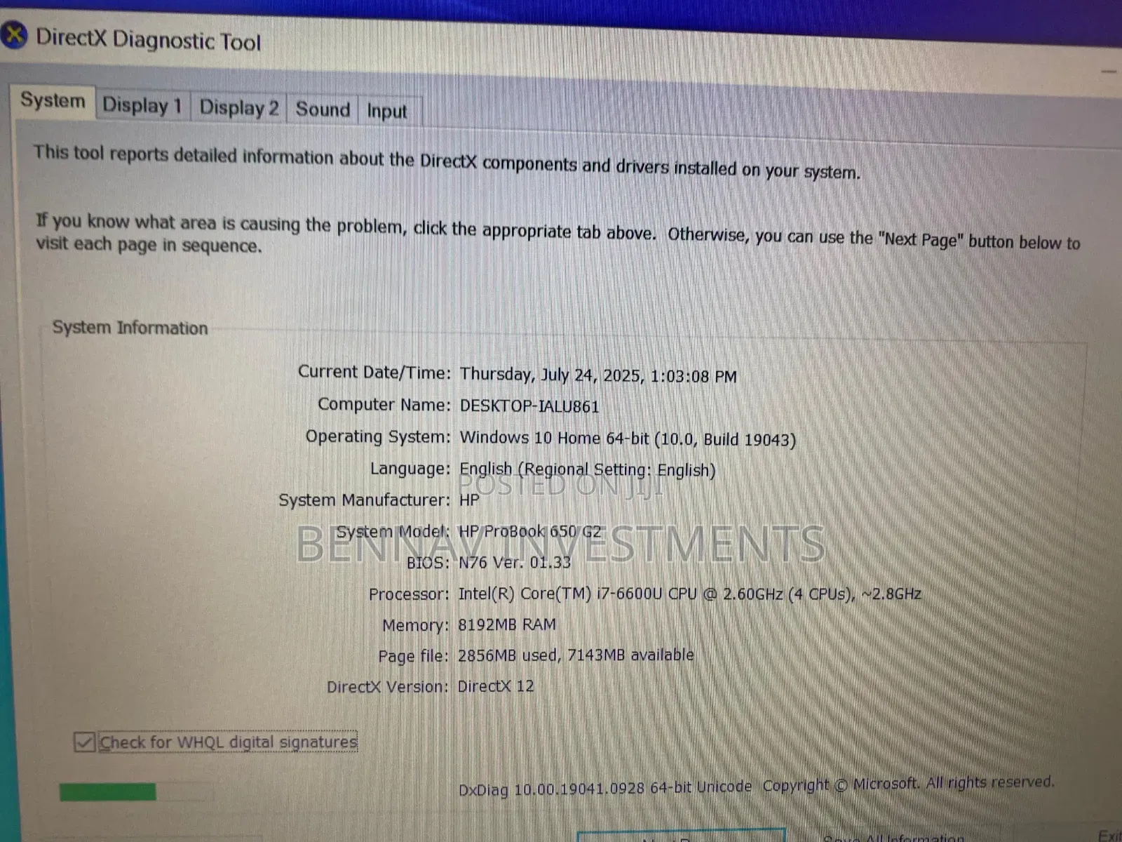 Laptop HP ProBook 650 G2 8GB Intel Core i7 SSD 256GB