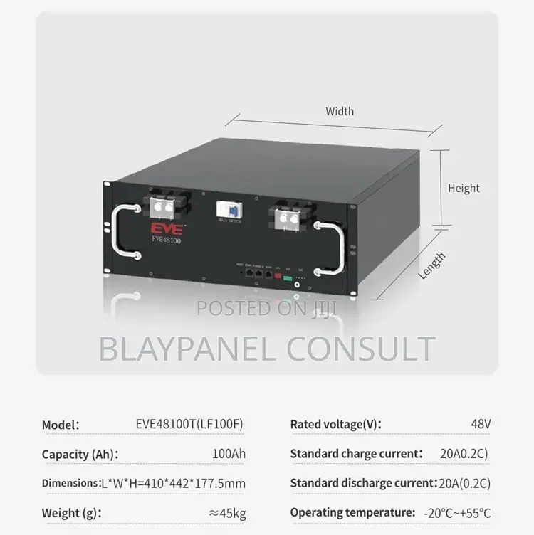 Eve 100ah 48v Lifepo4 Lithium Battery