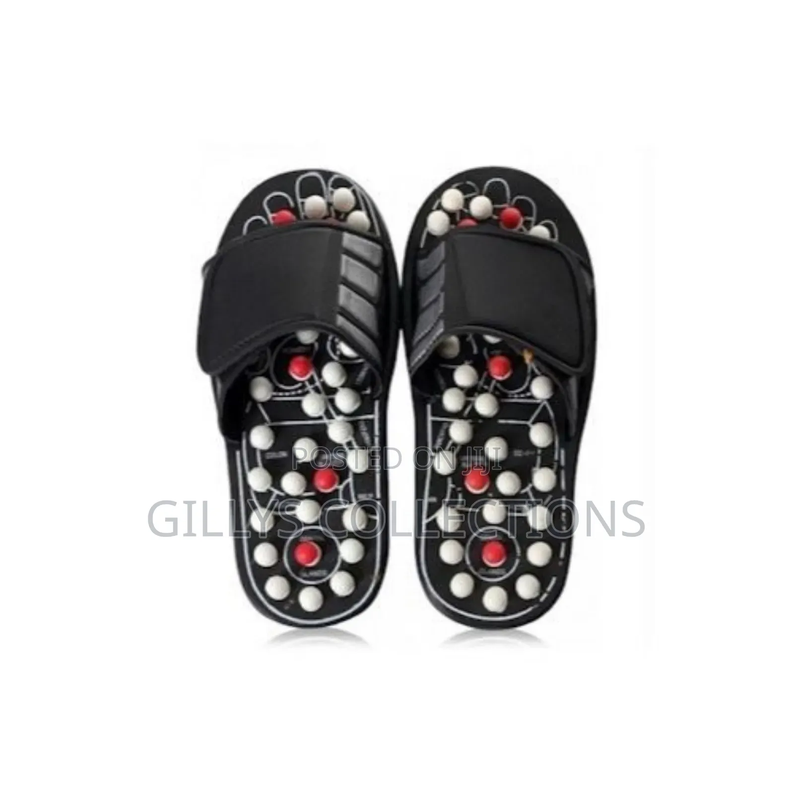 All Black Massage Slippers