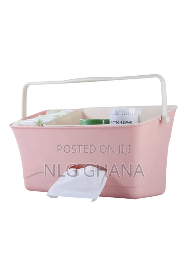 Baby Bedside Diaper Storage Organizer Box Nursery. Tvx15325