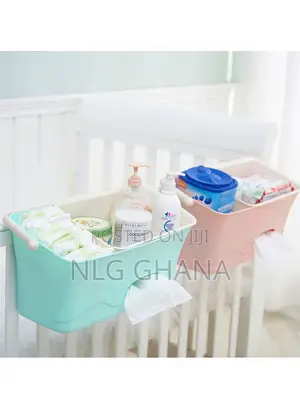 Baby Bedside Diaper Storage Organizer Box Nursery. Tvx15325