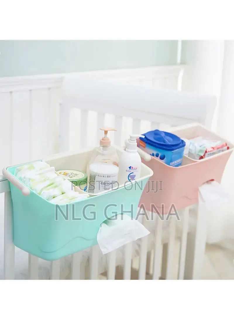 Baby Bedside Diaper Storage Organizer Box Nursery. Tvx15325