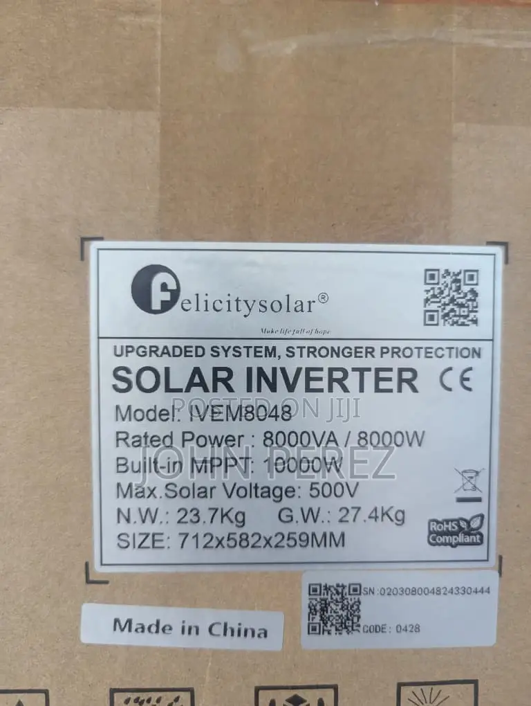 8kw Felicity Hybrid Inverter