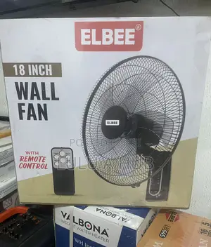 Elbee Wall Fan 18” With Remote Control (Lb898r)