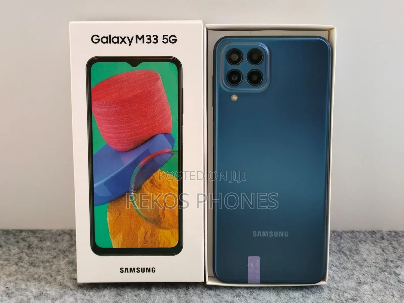 New Samsung Galaxy M33 5G 128 GB Blue