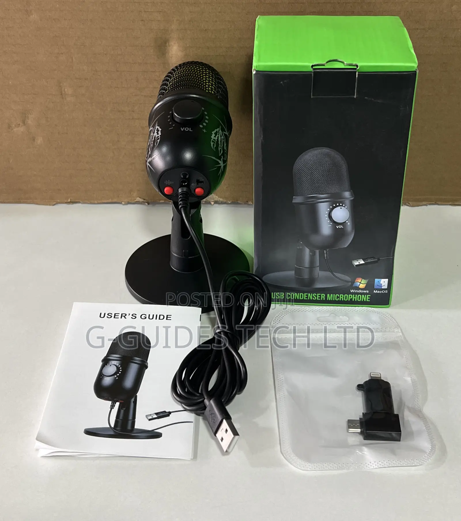 Usb Condenser Microphone, Usb Studio Professional Condenser Microphone