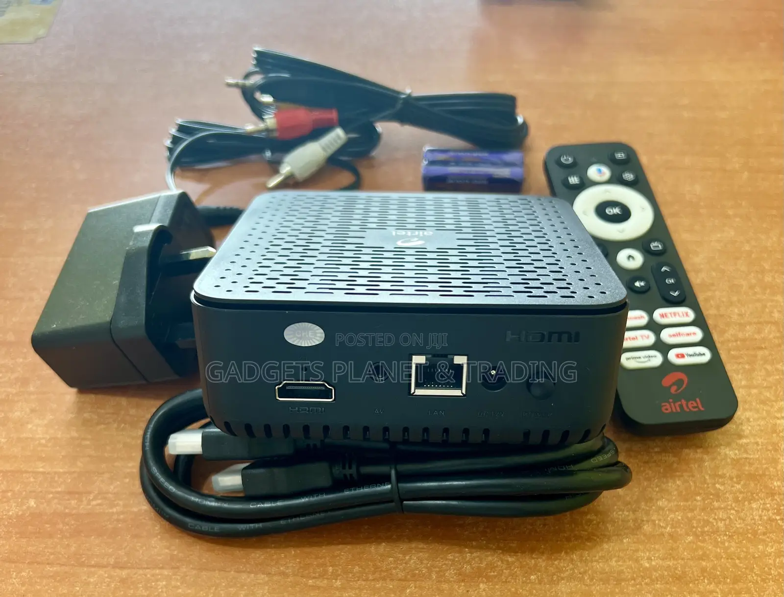 Airtel Android Hot Smart Tv Box + Inbuilt Universal Router - D350