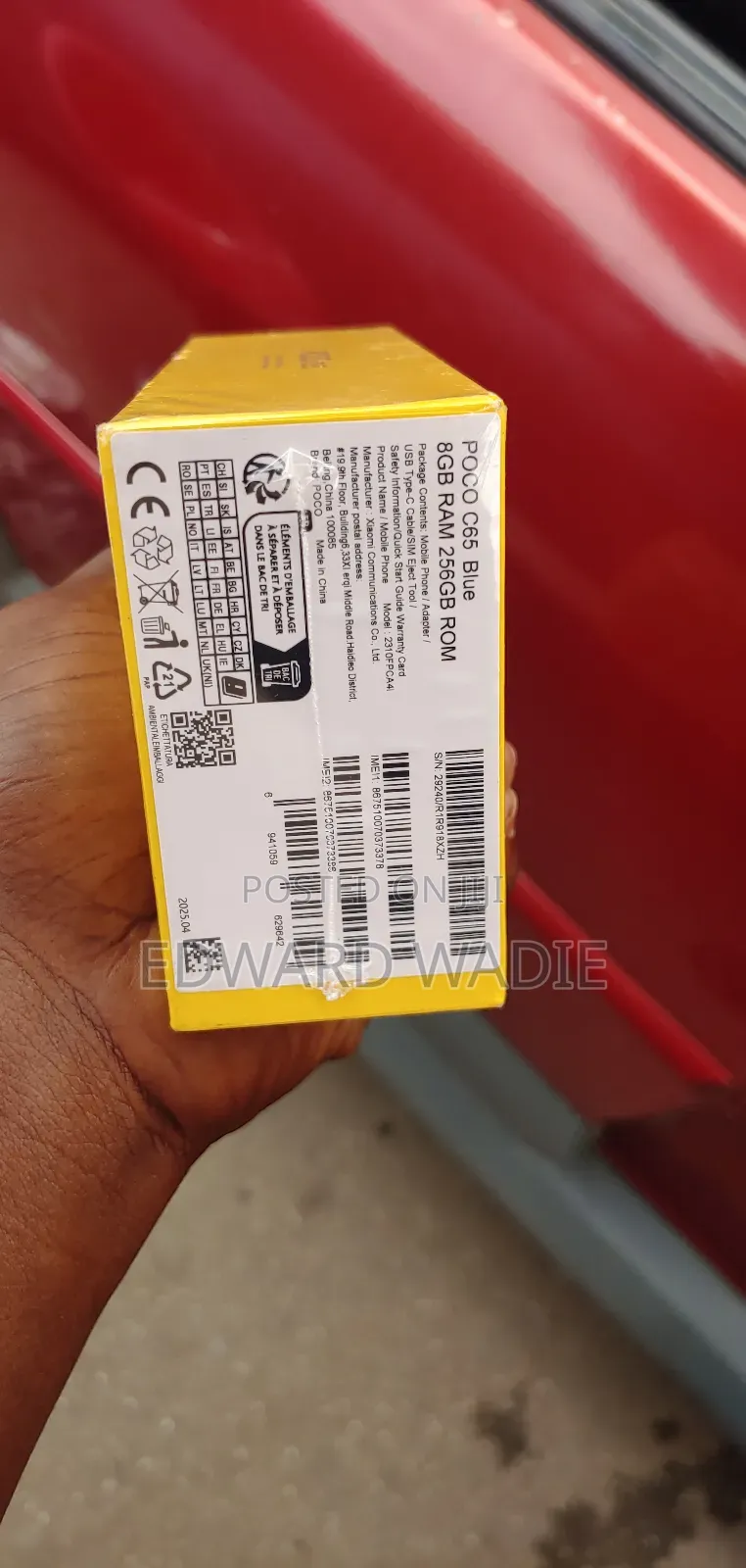 New Mobile Phone 256 GB Black