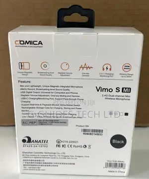 Comica 2.4g Dual-channel Mini Wireless Microphone For iPhone
