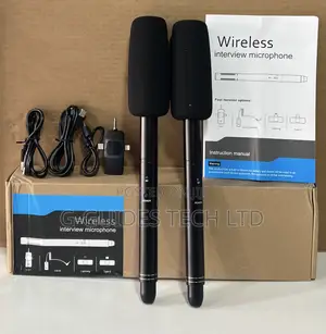 3 in 1 Wireless Interview Microphone Handheld Mic Outdoor