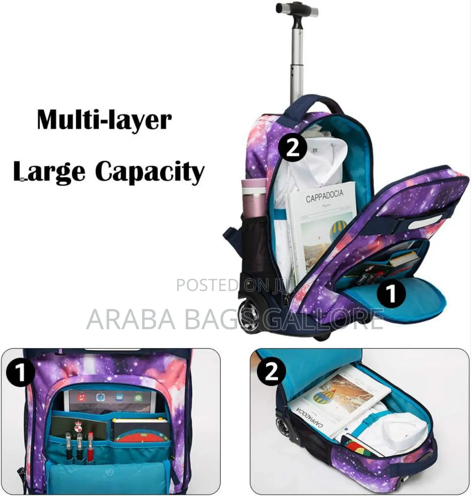 Multi-Layers Solid Trolley Bag