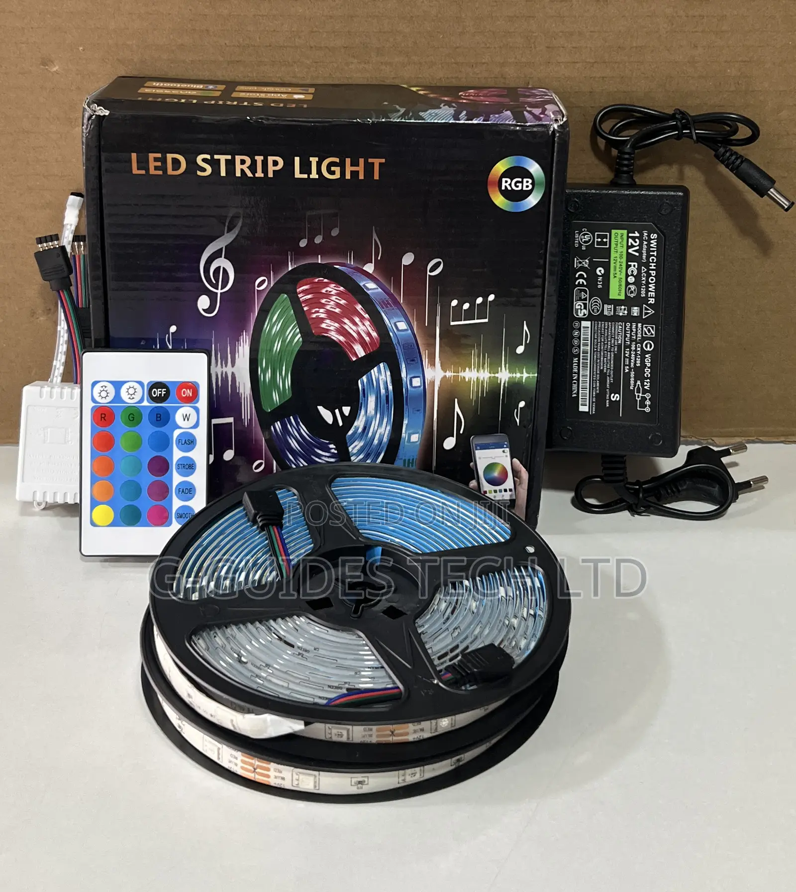 Led Strip Light RGB With Remote Control 10meter
