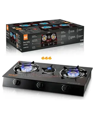 Raf Triple Burner Gas Cooker – Strong Reliable