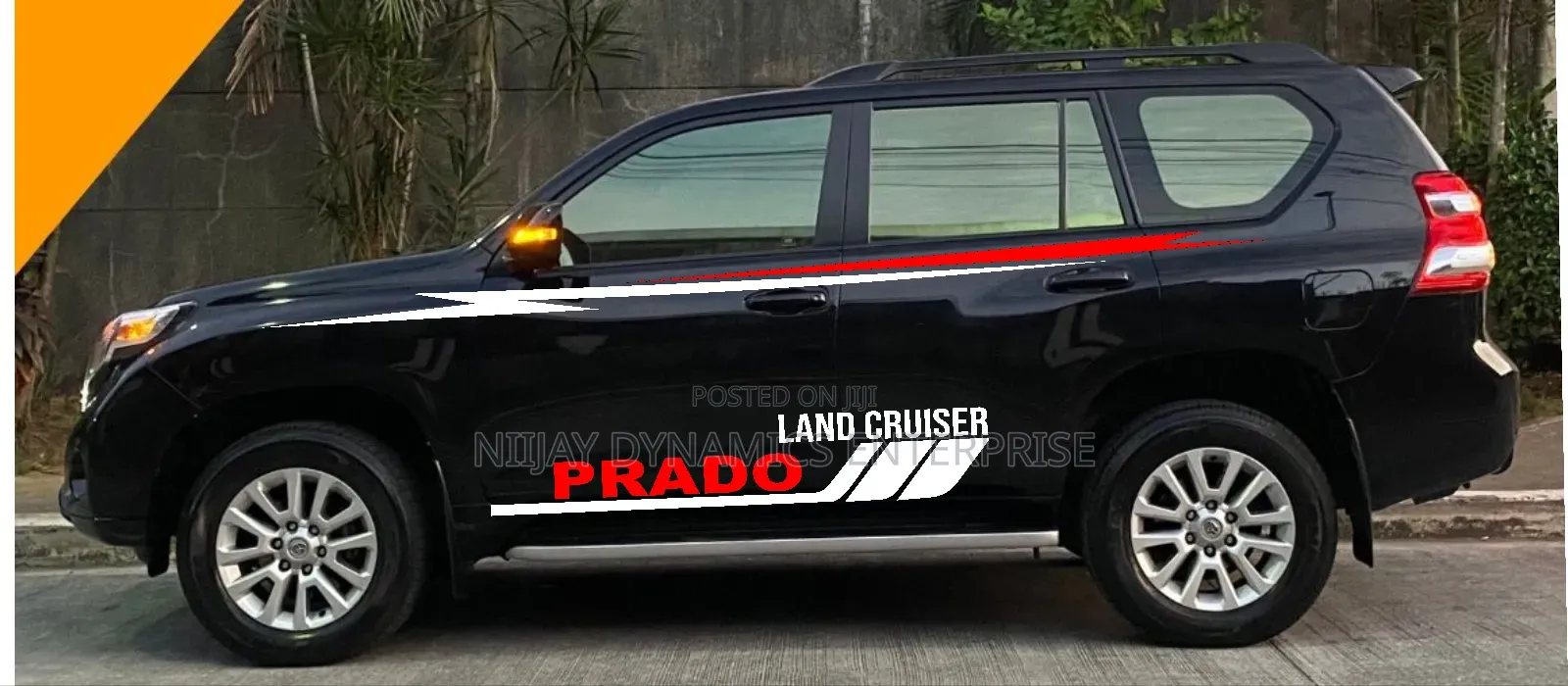2 PCS Land Cruiser Mitsuibishi Full Body Stickers