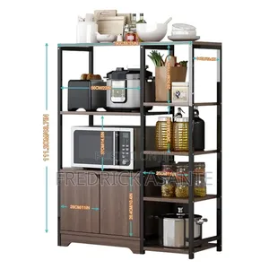 Microwave Oven Stand With Storage Cabinet
