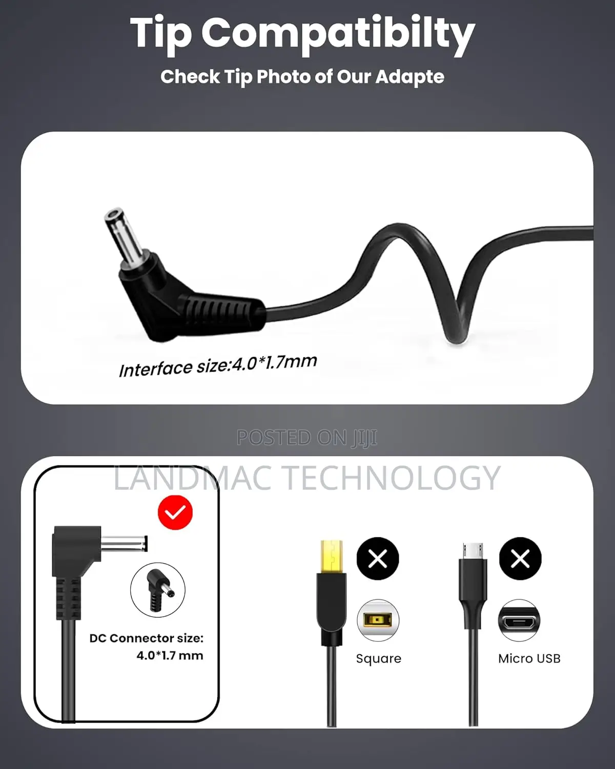 Original Lenovo Small Pin 65w
