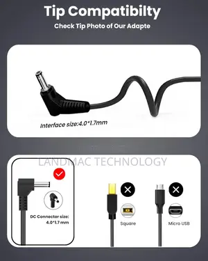 Original Lenovo Small Pin 65w