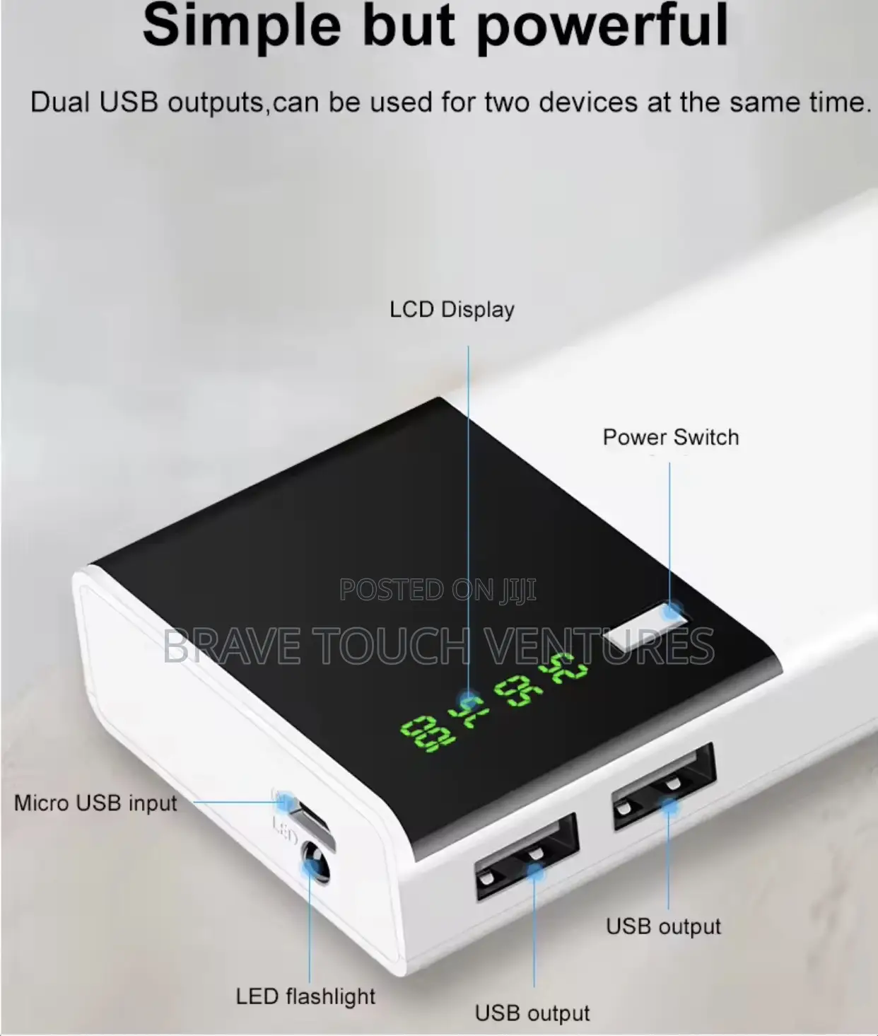 20000mah Oem Power Bank With Led Display