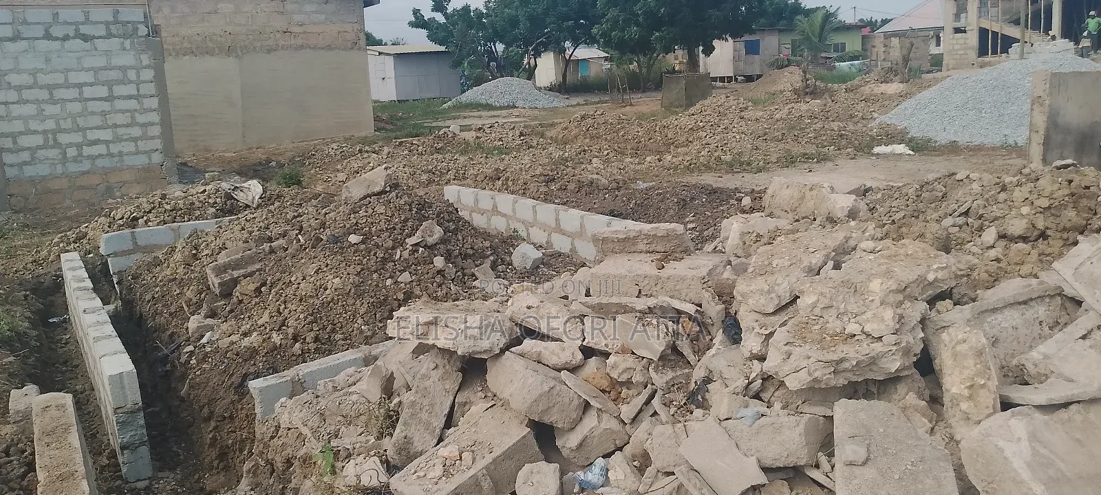 Full Plot of Land With Foundation and Washroom