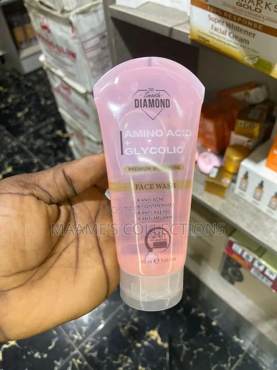 Smooth Diamond Face Wash.
